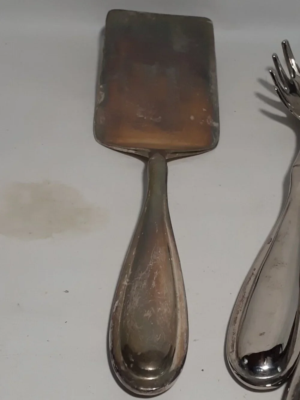 Godinger Hostess Serving Utensil Silver Plate, Spaghetti, pie, Knife, Turner